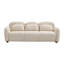 78 po Canapé rembourré 3 places moderne avec 3 coussins pour chambre à coucher, bureau, appartement