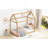 Twin Size Wooden House Bed, Wood Color