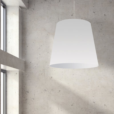 Luminaire suspendu cylindrique surdimensionné à 1 lumière