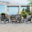 Ensemble de mobilier d'extérieur 4 pièces 4 pièces-1874135869-1874135856