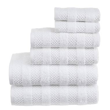 Aegean 100% Turkish Cotton 6 Piece Towel Set Aqua, 500Gsm