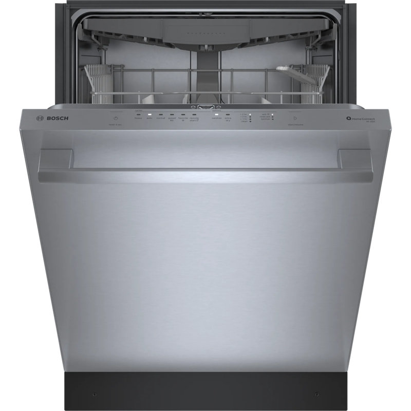 24" Stainless Steel Built-In Top Control Dishwasher with Adjustable Rack