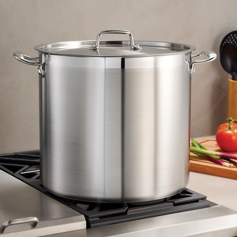 Tramontina 24-Quart Stainless Steel Covered Stock Pot