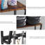 Support mural pour balai avec 3 fentes de rangement, 4 crochets utilitaires, support à vadrouille tout-en-un en bois rustique, organisateur de fournitures de nettoyage et support à outils pour salle de lavage, cuisine, garage, jardin, garde-robe