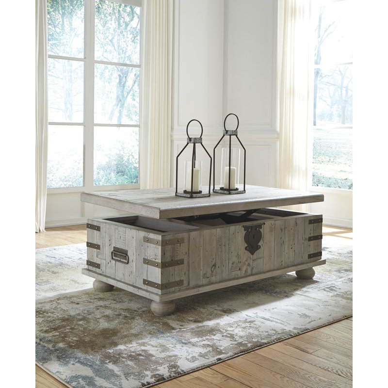 Auberon Solid Wood Single Coffee Table