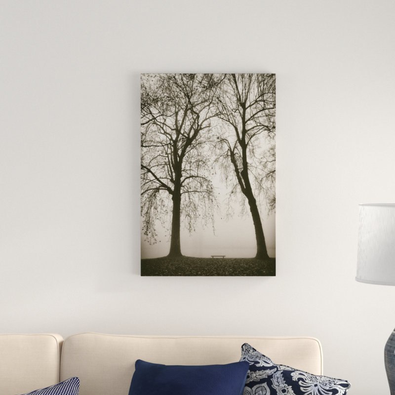 Trees in Fog II by Jody Stuart - Photograph Print, 76cm H x 51cm W, Wrapped Canvas