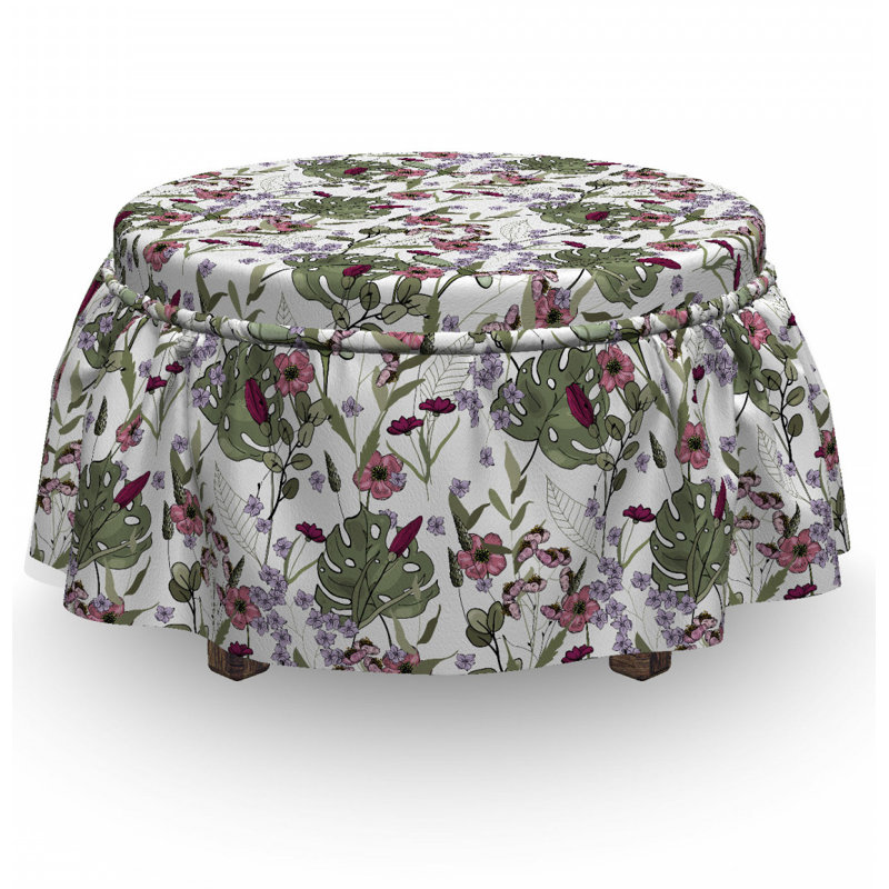 Box Cushion Ottoman Slipcover