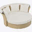 Ensemble de mobilier d'extérieur en rotin double