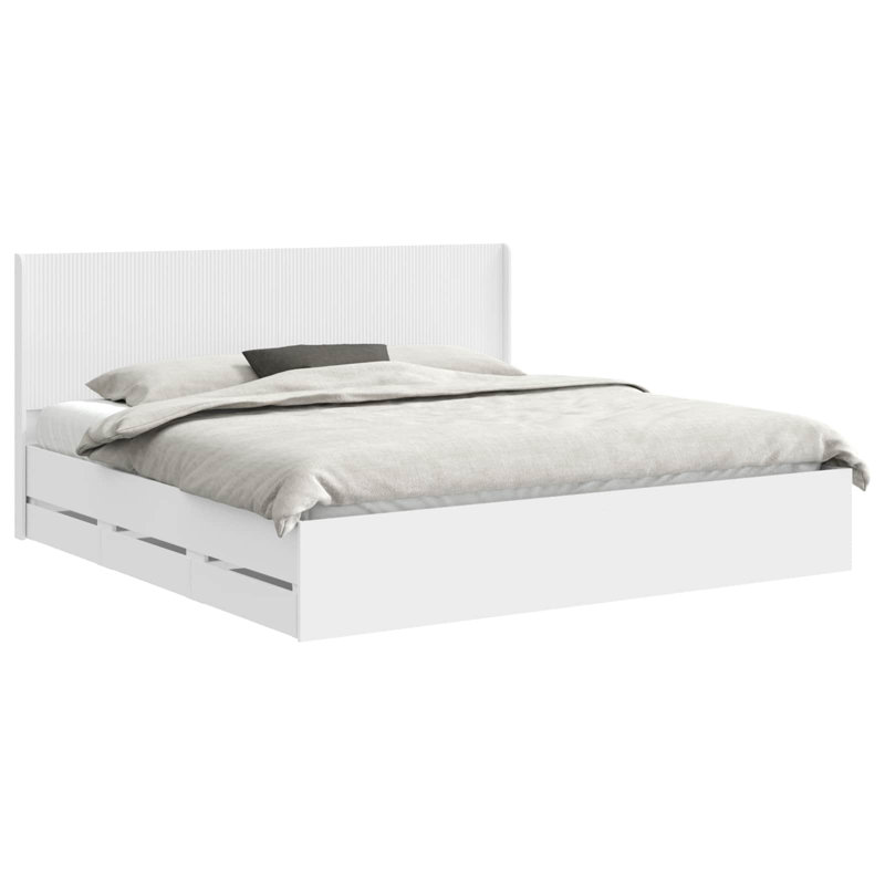 Bed, European Kingsize (160 x 200 cm), White