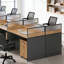 Rectangle 8 Person Office Cubicle Desk-126182406