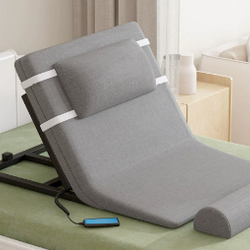 Electric Lifting Backrest for Bed, 300 lbs Capacity, 2-80° Adjustable Lifting Bed Backrest, with Rails, for Pregnant Women Elderly Patient Handicap