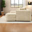 Canapé modulaire confortable, velours de qualité supérieure, style moderne pour la maison