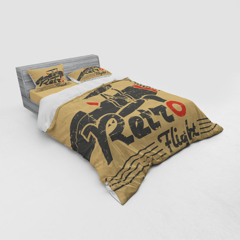 Farmhouse / Country Polyester Duvet Cover, Queen Duvet Cover + 3 Additional Pieces