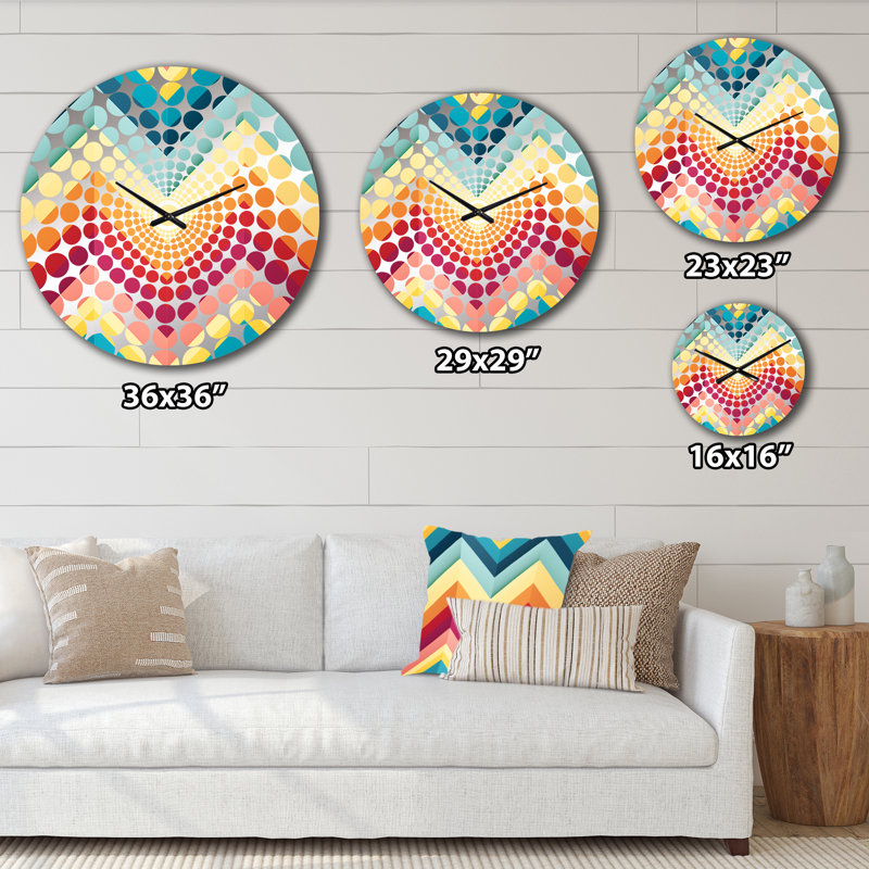 Horloge murale Popart, Très grand