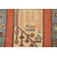 One-of-a-Kind 4'10" X 7'9" New Age Wool Area Rug in Coral