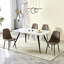 Walpole Modern Upholstered Faux Leather Dining Chair-818436285