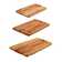Tramontina 3 Pc Teak Wood Kitchen Board Set