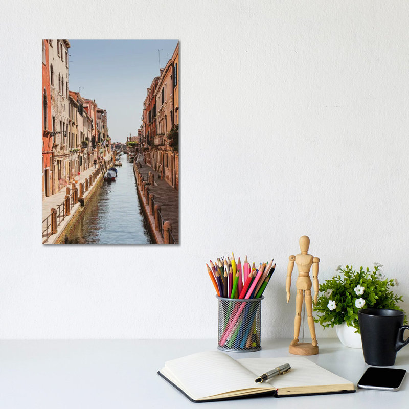Venice Street - Wrapped Canvas Print, 20.32 cm H x 30.48 cm W