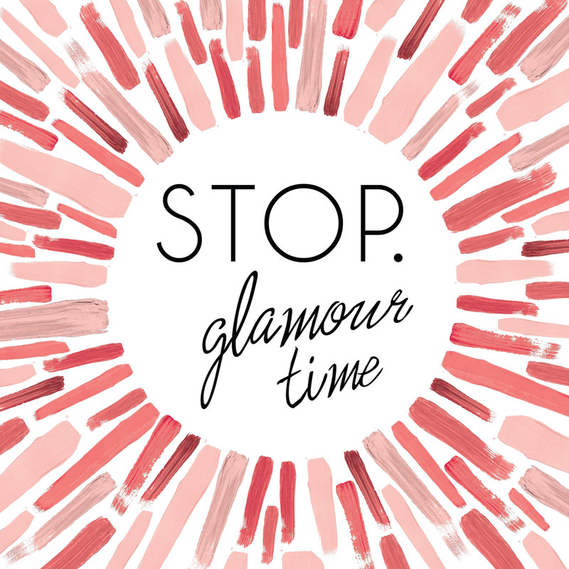 Glamour Time - Wrapped Canvas Print, 30cm H x 30cm W x 3.8cm D
