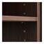 Ensemble de 2 armoires de rangement multifonctions de 32,5 po à 58,8 po de largeur, buffet avec tiroir, armoire d'angle pour décoration de fenêtre en H 44 po, salon, couloir, entrée, cuisine et bureau - noir et noyer