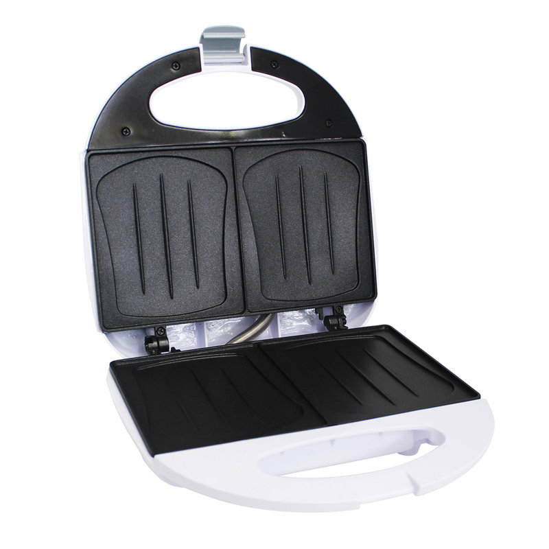 2 Slot Electric Sandwich Maker, White