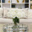 Real Touch Roses Centerpiece In Tall Glass Vase-278567421