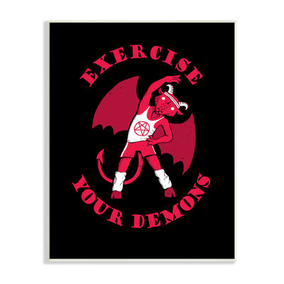 «Exercise your demons» par Michael Buxton - impression