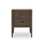 Alivya 43cm W Solid Wood Bedside Table