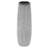 Ceramic Slim Engraved Patterned Decorative Gray Vase-1725204892