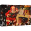 Santa Claus Christmas Tree Fireplace Celebrations & Holidays Decor Illustration Modern Art-102297936-102297937