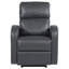 Fauteuil inclinable combinant 37,4 kg de poids de produit et de salon avec fauteuil électrique et similicuir