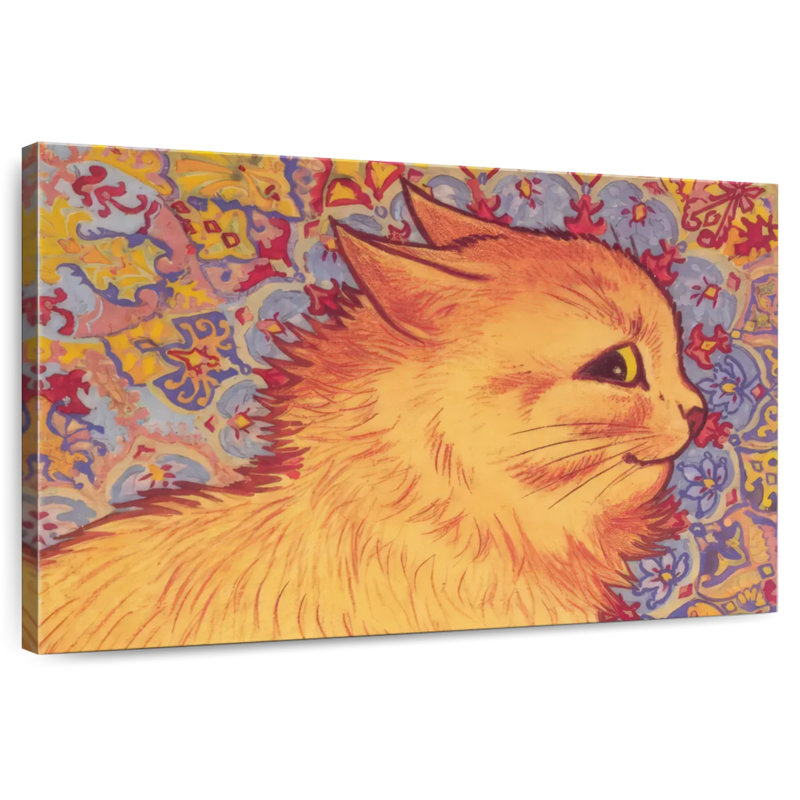 Cat Profile, 32" H x 48" W