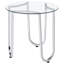 Ensemble de tables basses chromées 2 pièces
