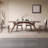 White cream style Nordic rectangular rock table-102484716