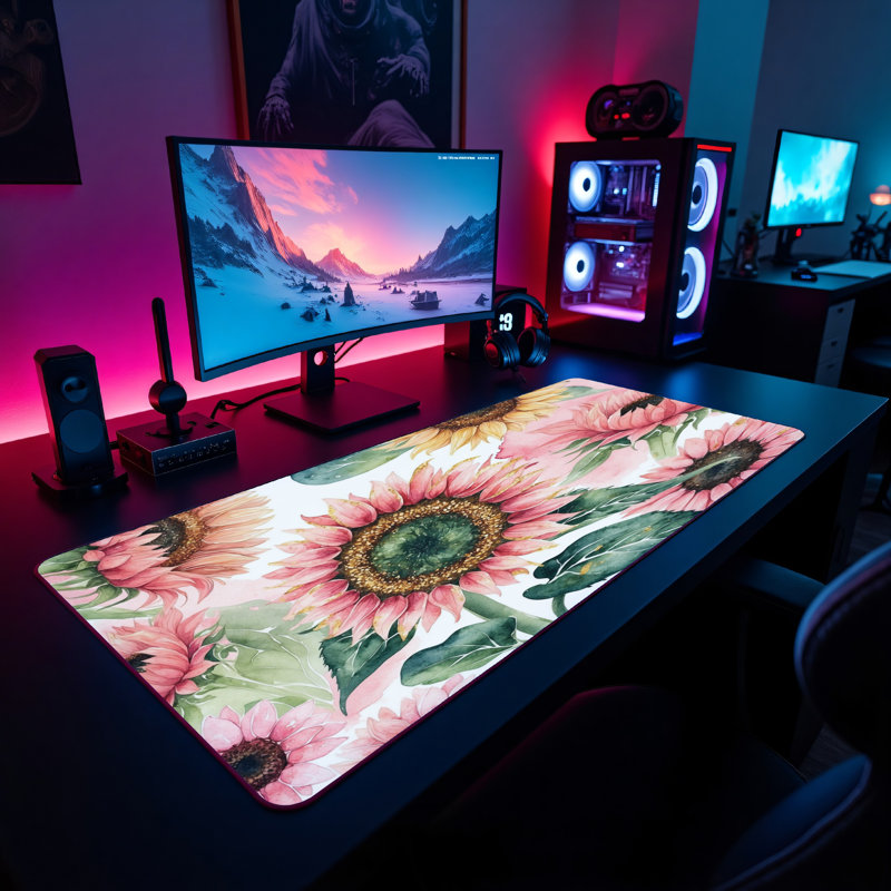 Polyester Desk Pad, 31.5x15.5