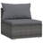 27.6" Wide Square Patio Sofa with Cushions-1708677347-1706964006