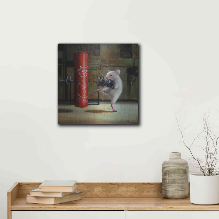 Gym Rats Canvas Art Print by Lucia Heffernan