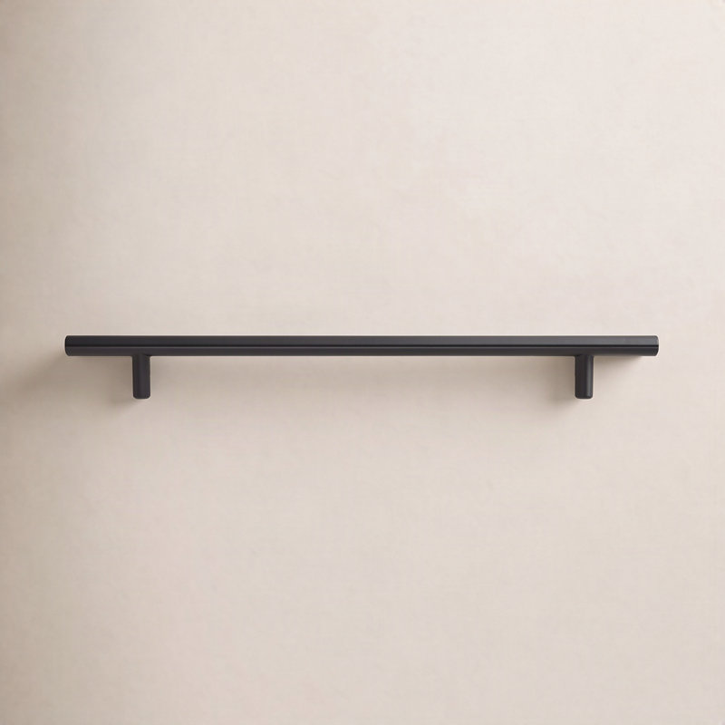 Poignée barre Roman, Noir mat, 3"