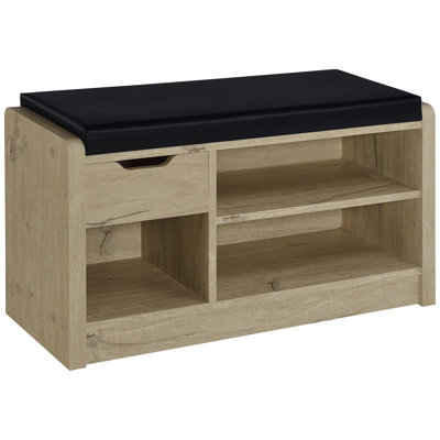 Open Shelf Storage Bench