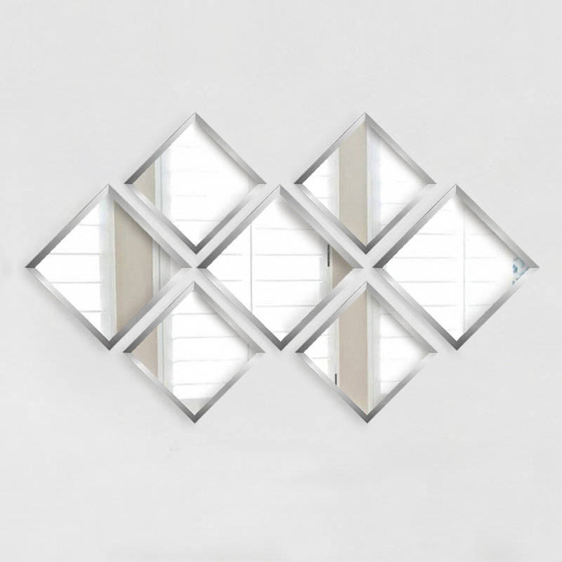 Mundt Flat Wall Mirror, Silver