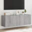 vidaXL TV Wall Stand with LED Lights Console Entertainment Centre Living Room-776394503