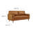 Kellan Vegan Leather Loveseat-105770613-105770615-105770616