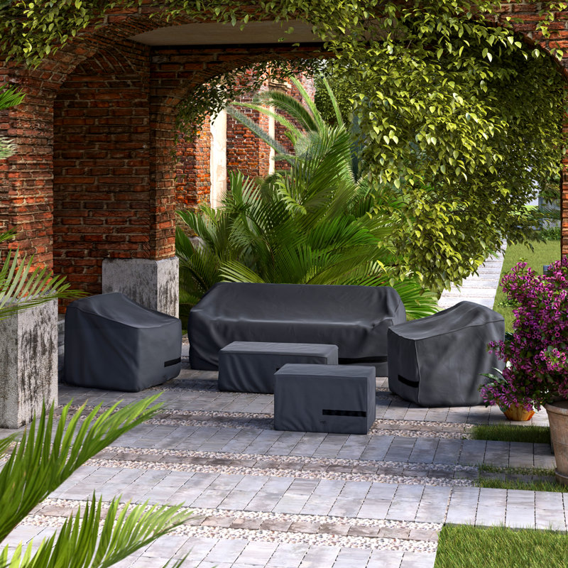 Housses de mobilier de luxe 5 pièces