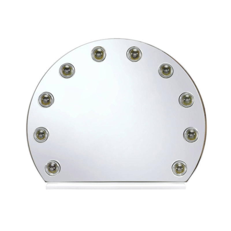Alma White Finish Accent Mirror