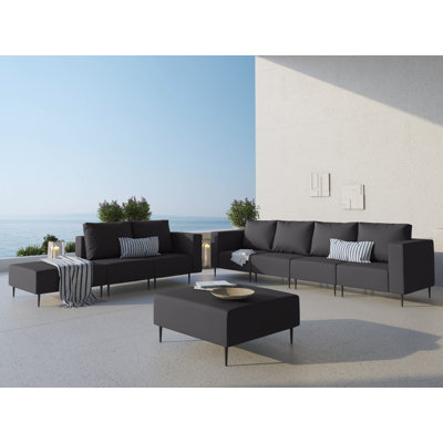 Amada Wood Outdoor Ottoman