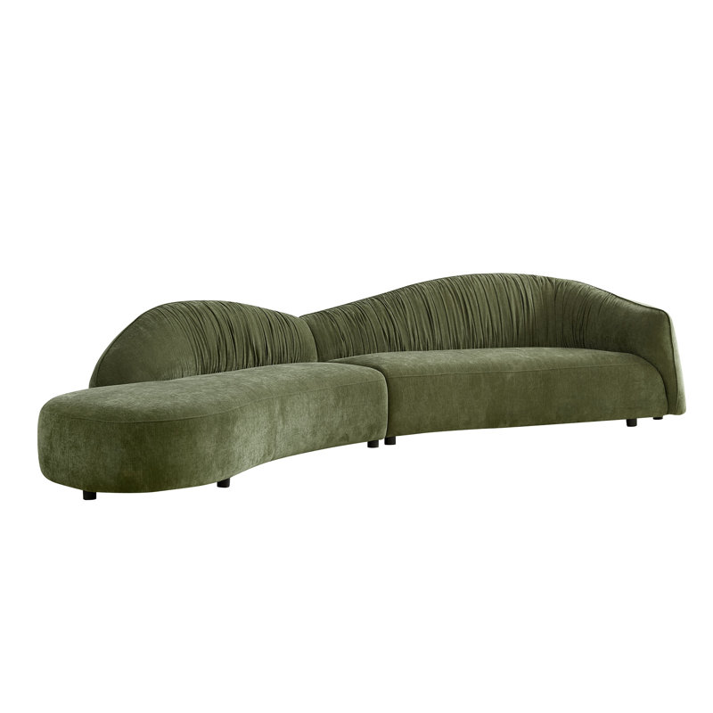 Canapé rembourré 145,67 po Mid-Century