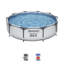 Steel Round Frame Set Pool 1160.78cm H x 309.88cm W x 224.79cm L , with Pump Included-93754888