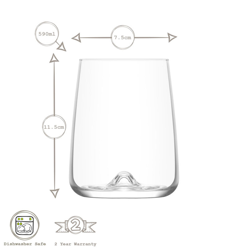 590ml Highball Glass Set