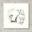 «Line Squirrel» par Chris Paschke - peinture sans cadre-894994225