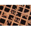 Tapis noir / brun clair en laine noué à la main 6 pi x 8 pi 4 po Madelane